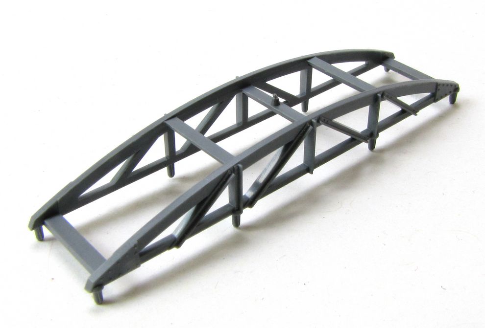 Brückenträger Stahlgerüst Stahlträger Stahlbogen für Spur Z-Diorama 1:220 NEU