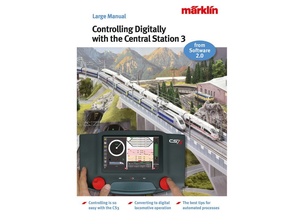 MÄRKLIN 3093 Modelleisenbahn Ratgeber Digital-Steuerung mit der Märklin Central Station 3 Spur H0