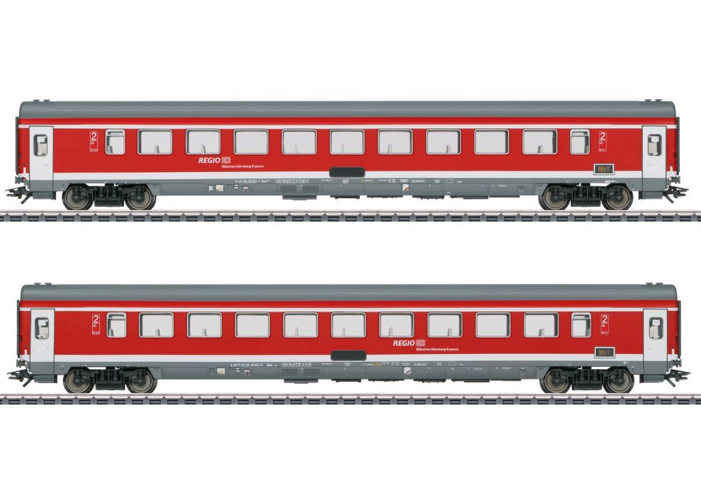 MÄRKLIN 42989 Reisezugwagen-Set 2 München-Nürnberg-Express Spur H0