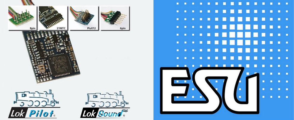 ESU S0003 Sounddatei LokSound 5 Dampf 2 - 4 Zylinder Universal 128MBit