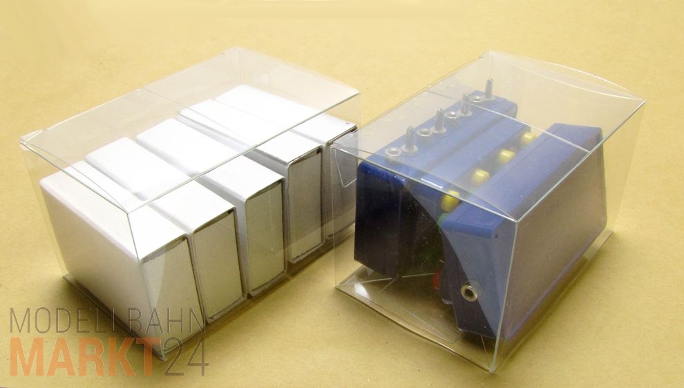 Klarfaltbox Klarsichtbox Schachtel für Zubehör etc. 85x57x50 mm - NEU