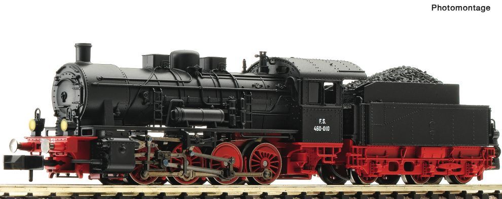 FLEISCHMANN 715504 Dampflokomotive 460 010, FS DC Spur N