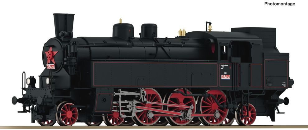 ROCO 70080 H0 Dampflokomotive Rh 354.1, CSD DCC-Sound