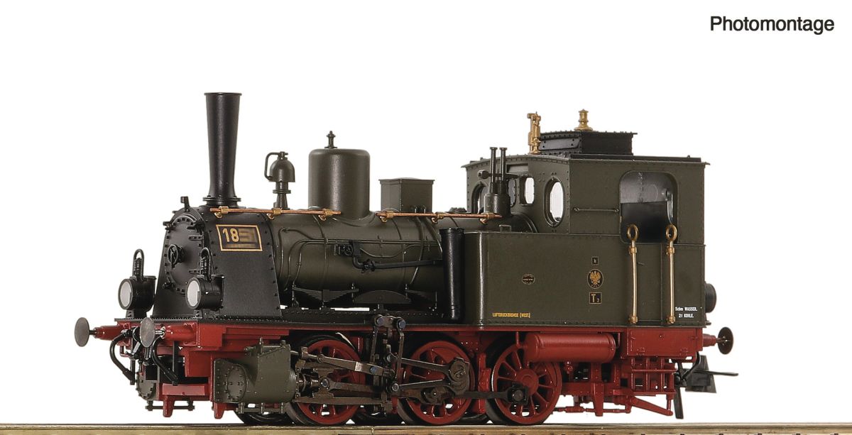 ROCO 70035 Dampflokomotive T3, K.P.E.V. DC Spur H0
