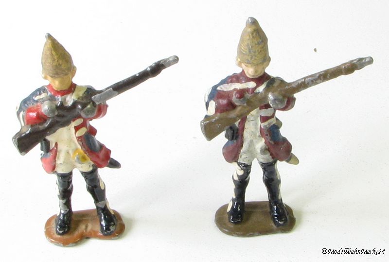Zinnfiguren Soldaten ca. 53 mm bemalt Sammler
