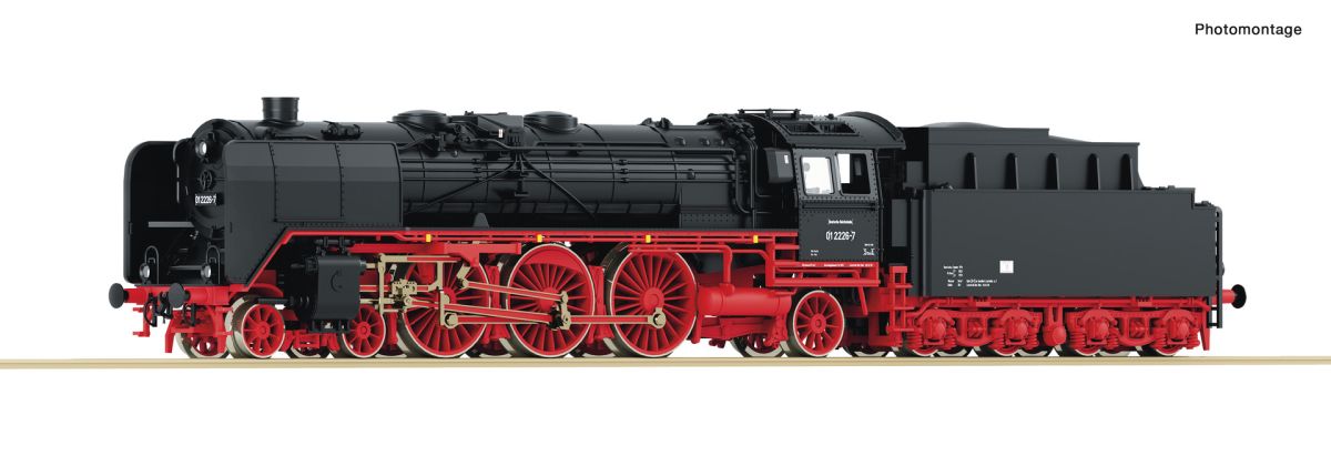 FLEISCHMANN 714571 Dampflokomotive 01 2226-7, DR DCC Sound Spur N