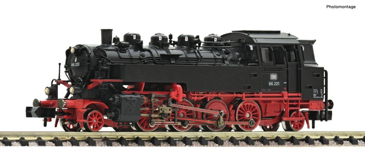FLEISCHMANN 7160008 Dampflokomotive 86 201, DB DC Spur N