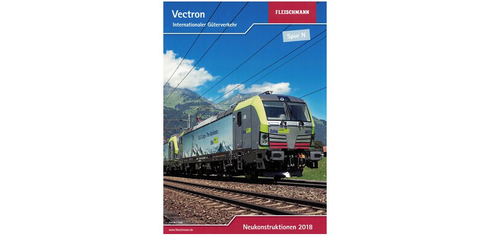 FLEISCHMANN 80670 Prospekt Werbe-Faltblatt Vectron Neukonstruktionen 2018 - NEU