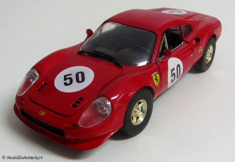 ANSON Ferrari Dino 246GT rot mit Startnummer 50