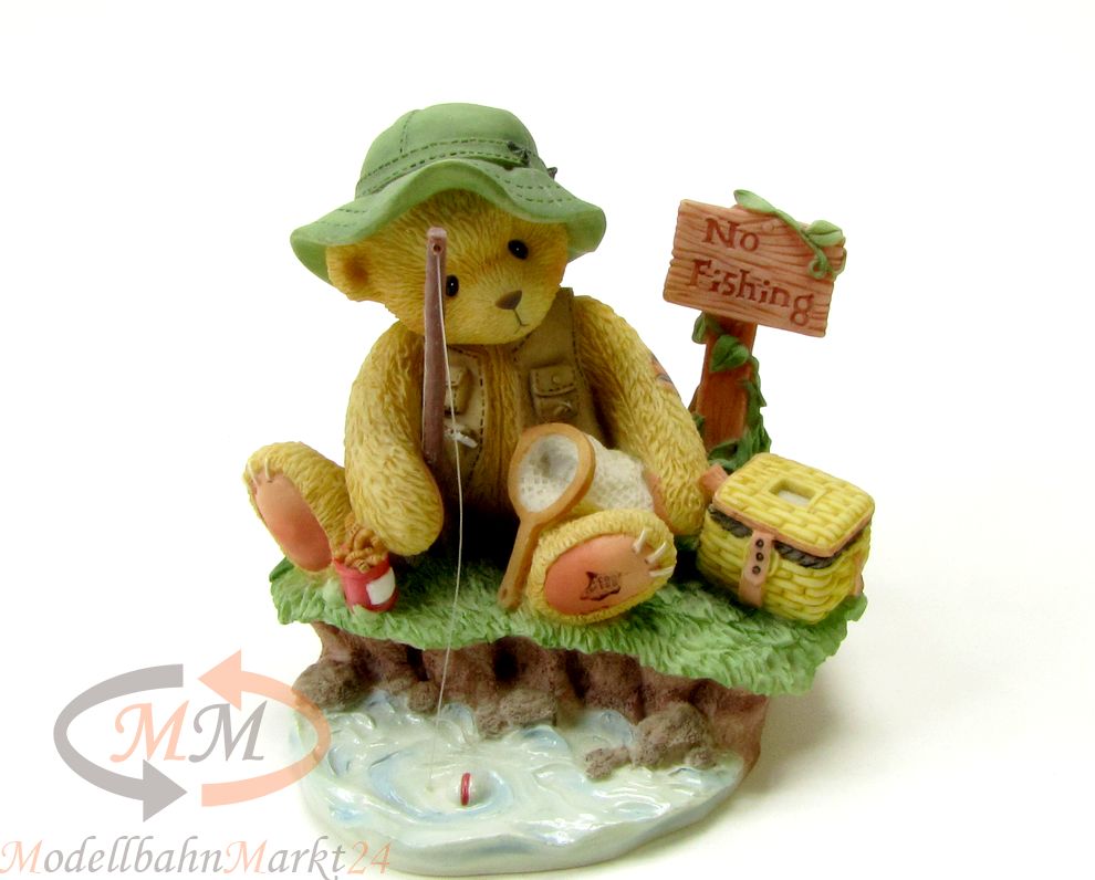 CHERISHED TEDDIES Norm -Patience Is A Fisherman Virtue- Figur Höhe 8,4 cm