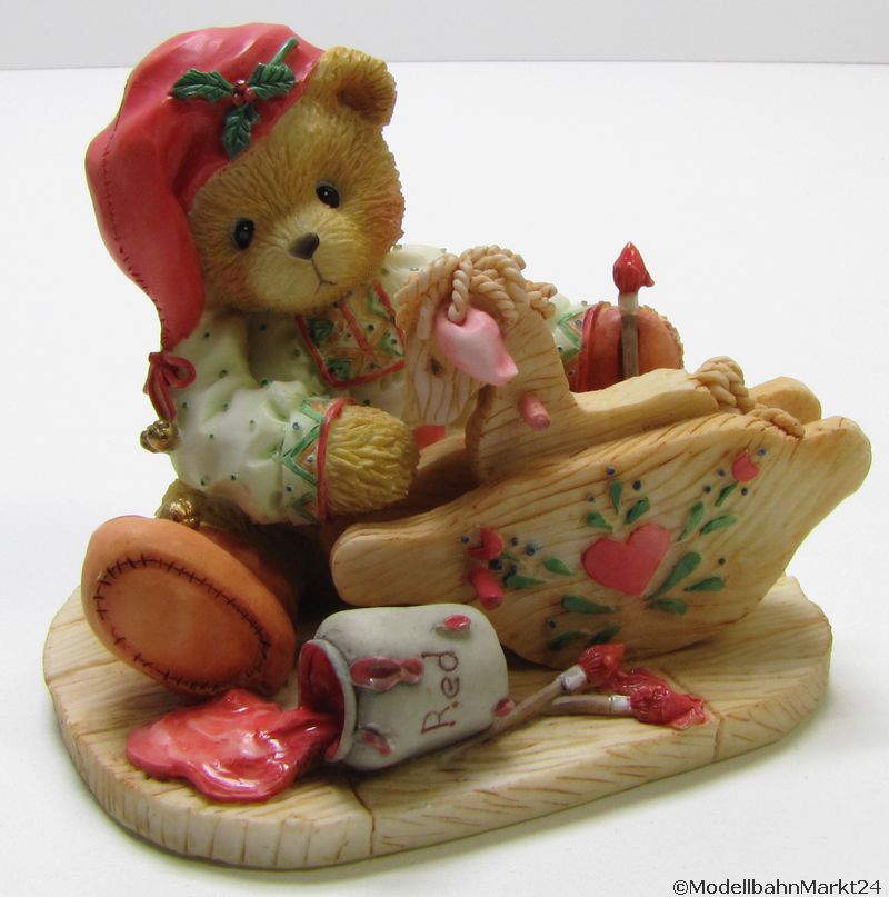 CHERISHED TEDDIES Ginger -Painting your Holidays with Love-