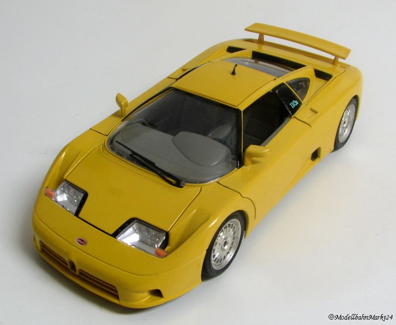 BBURAGO Bugatti 11 G3B 1991 mit Flügeltüren gelb
