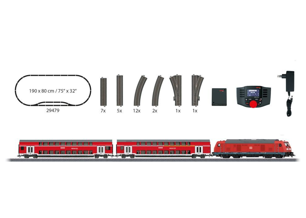 MÄRKLIN 29479 Digital-Startpackung Regional-Express Spur H0