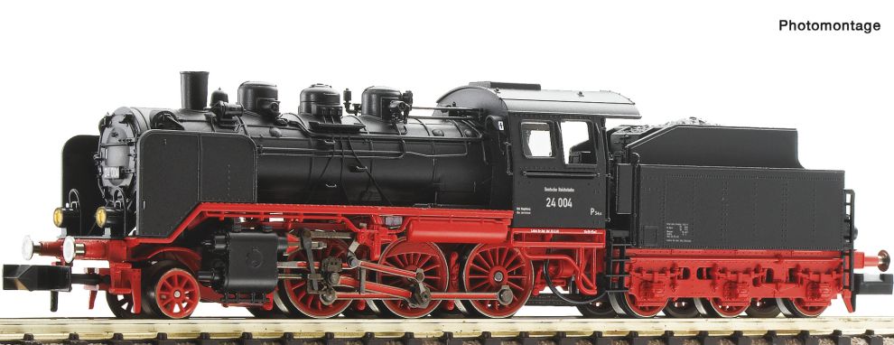 FLEISCHMANN 7160006 Dampflokomotive BR 24, DR DC Spur N