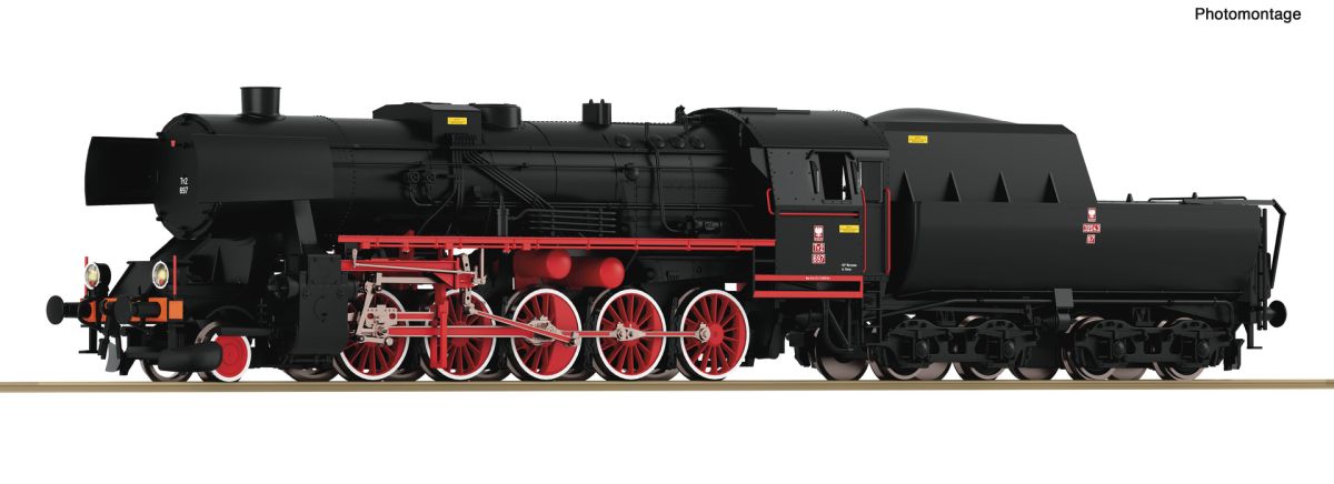 ROCO 70108 Dampflokomotive Ty2, PKP DCC Sound Spur H0