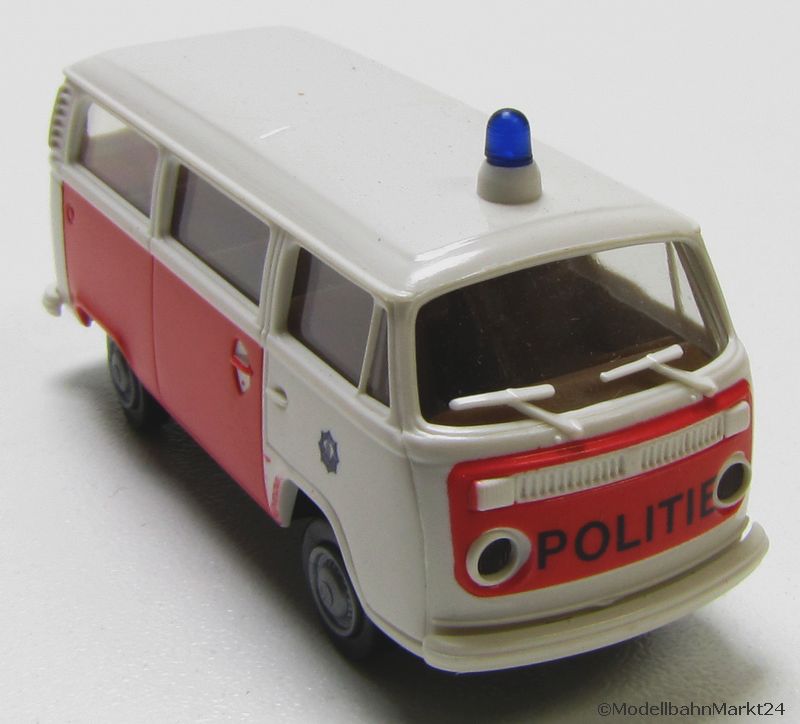 BREKINA 3309 VW Kombi T2 Politie Niederlande Maßstab 1:87 H0