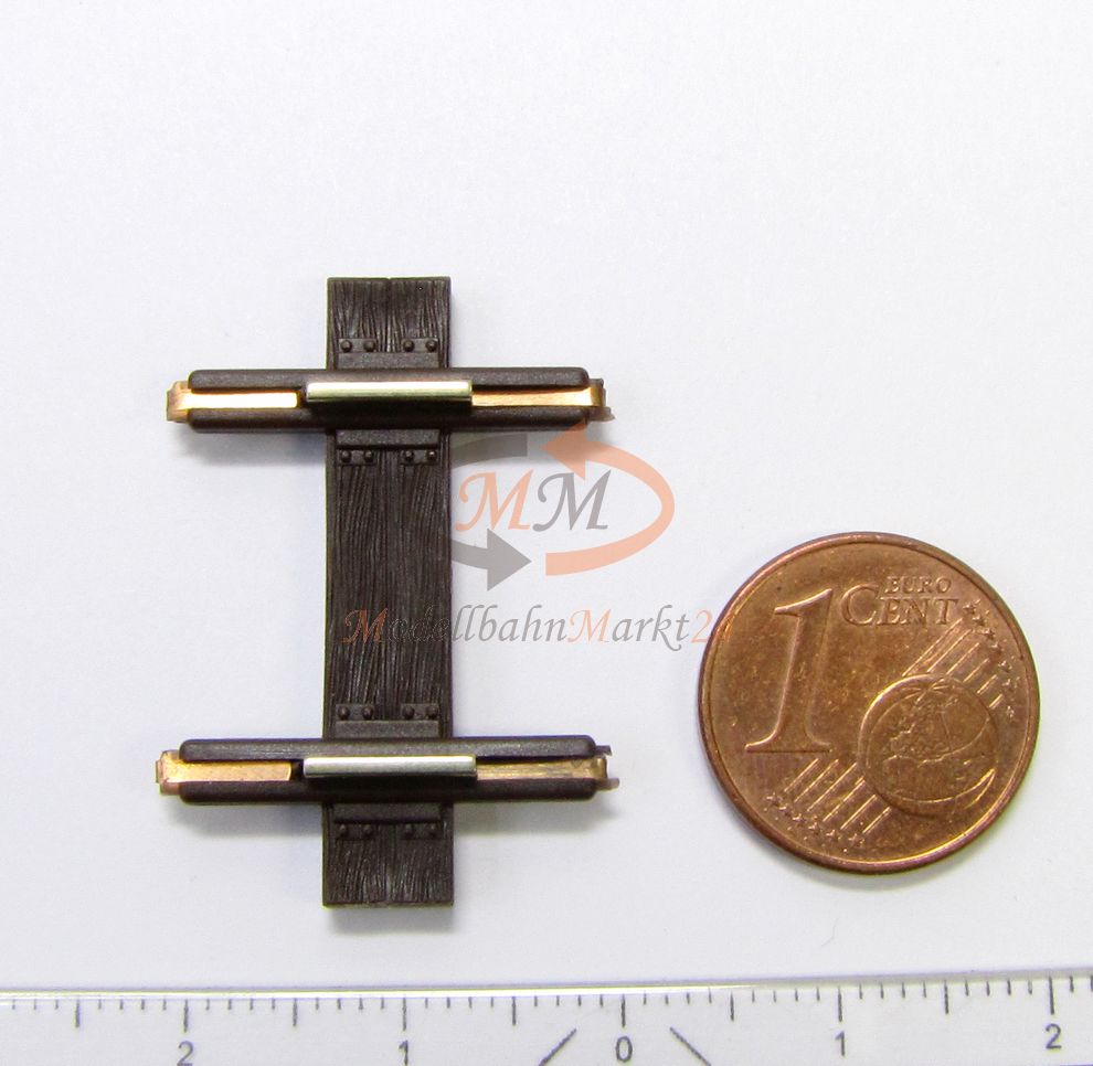 Ersatz-Distanzstück 8 mm ohne Bettung z.B. für ROCO Line Weichen Spur H0 - NEU