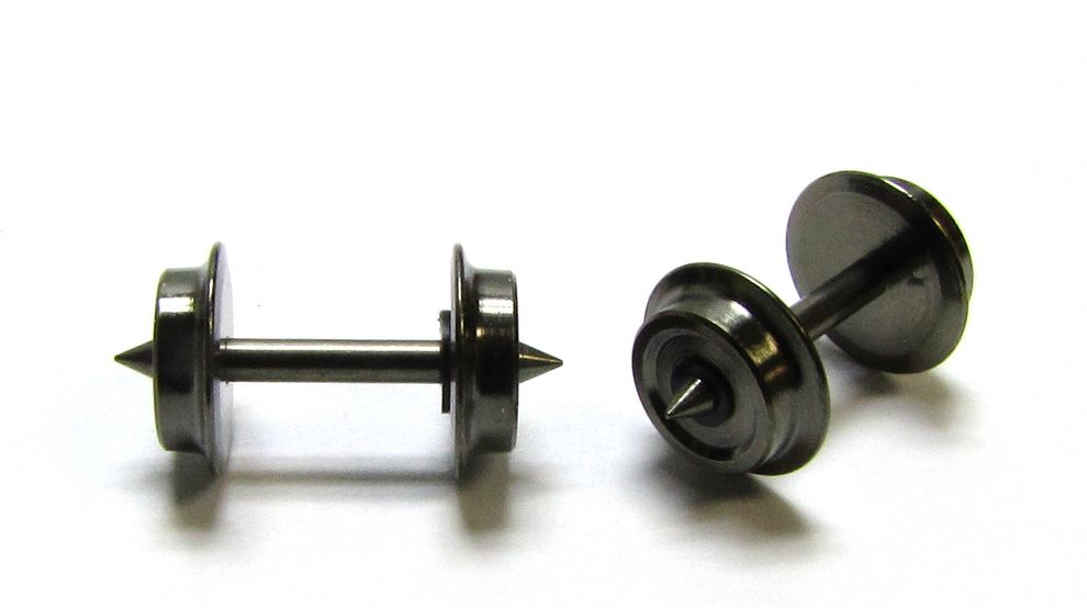 Präzisions-Radsatz Minitrix Lkdm 6,2 mm Achse 15,4 mm für 2-Achser e.i. Spur N