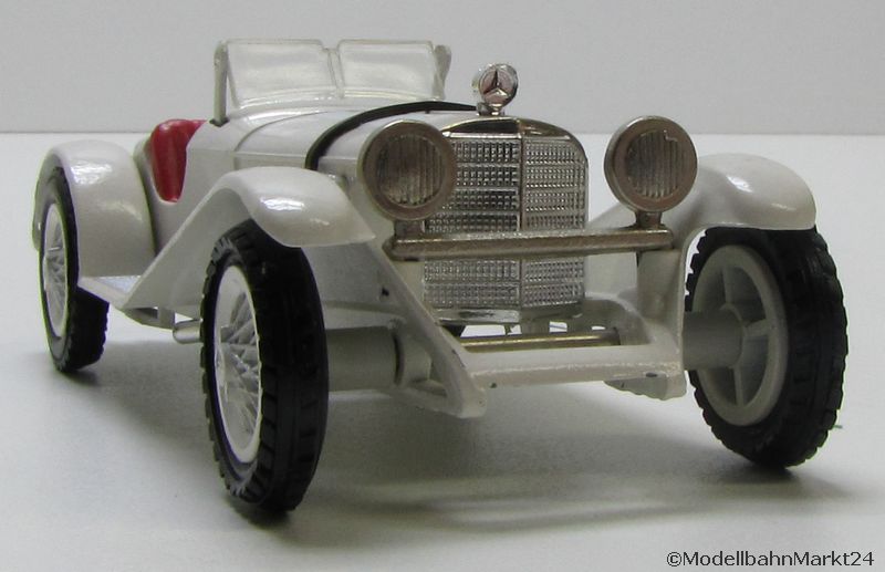 GAMA 987 Mercedes Sportwagen SSK 1928 weiß Maßstab 1:45
