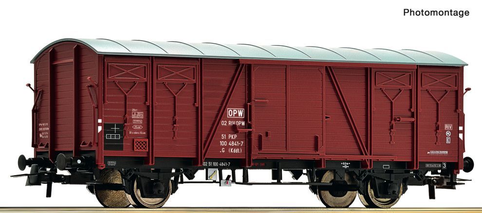 ROCO 6600045 H0 Gedeckter Güterwagen, PKP DC