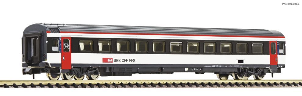 FLEISCHMANN 6260017 Reisezugwagen 2. Klasse, SBB DC Spur N