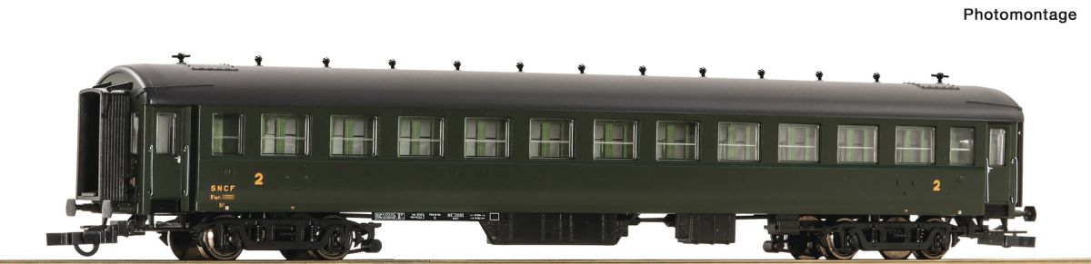 ROCO 6200006 Schnellzugwagen 2. Klasse, SNCF DC Spur H0