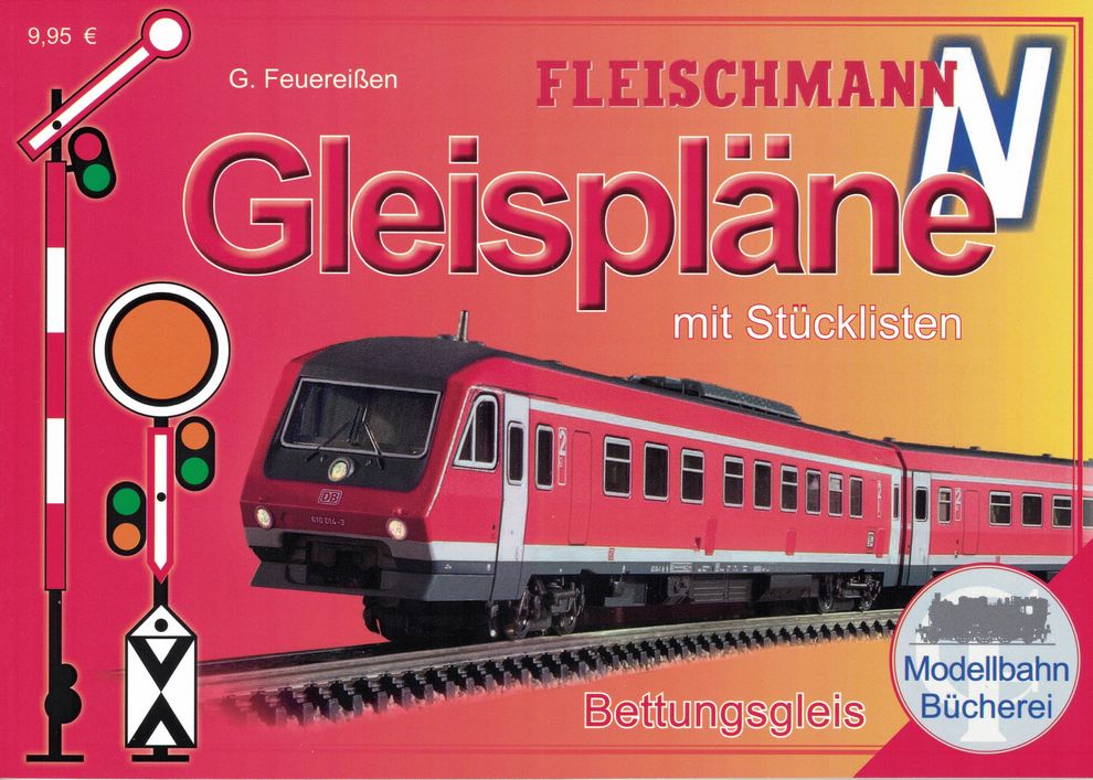 FLEISCHMANN 81399 Gleispläne mit Stücklisten für Bettungsgleis Spur N 1:160 NEU