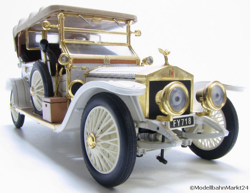 FRANKLIN MINT 1911 Rolls Royce weiß Maßstab 1:24