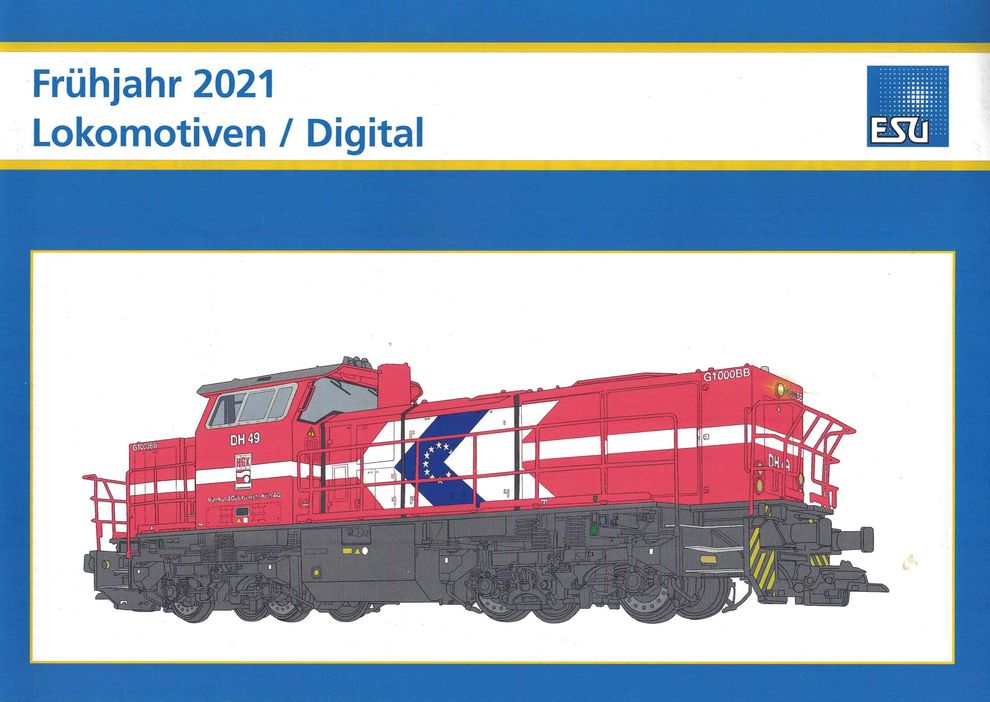 ESU Prospekt Broschüre Katalaog Frühjahr 2021 Lokomotiven/Digital H0 + G - NEU