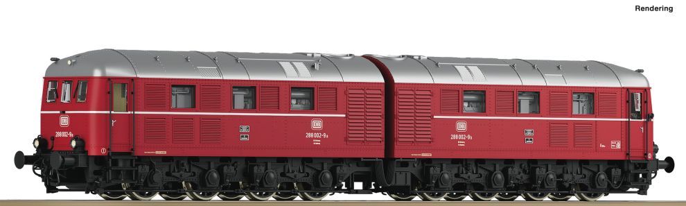 ROCO 70116 H0 Dieselelektrische Doppellokomotive 288 002-9, DB DCC-Sound