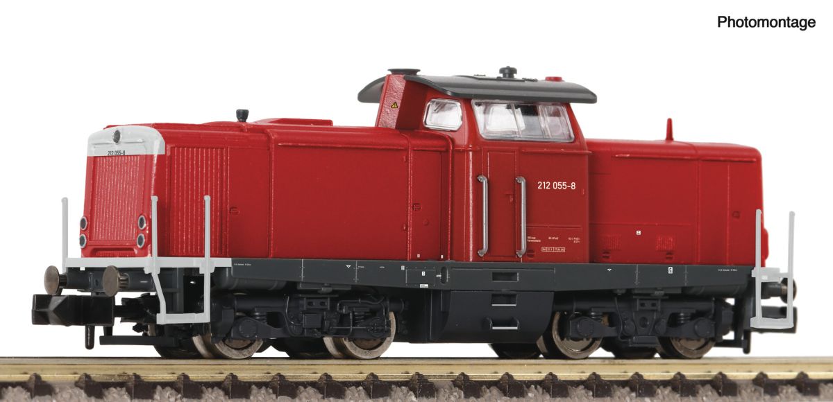 FLEISCHMANN 721211 Diesellokomotive 212 055-8, DB AG DC Spur N