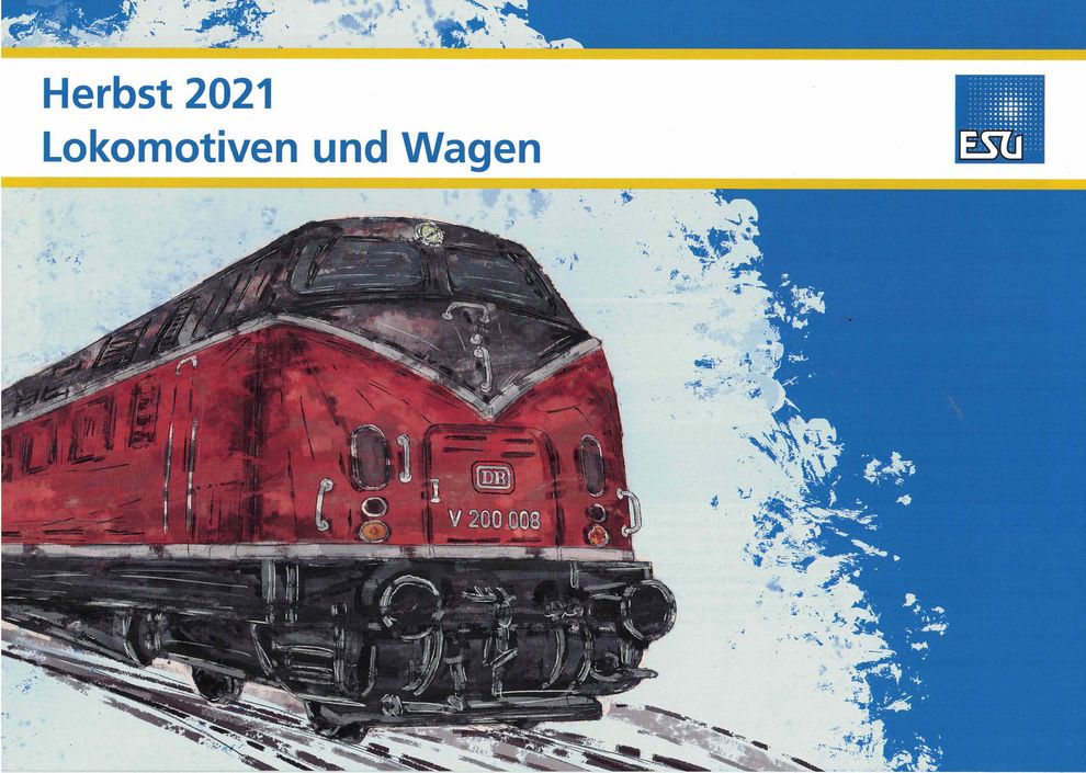 ESU Prospekt Broschüre Katalaog Herbst 2021 Lokomotiven und Wagen H0 + G - NEU