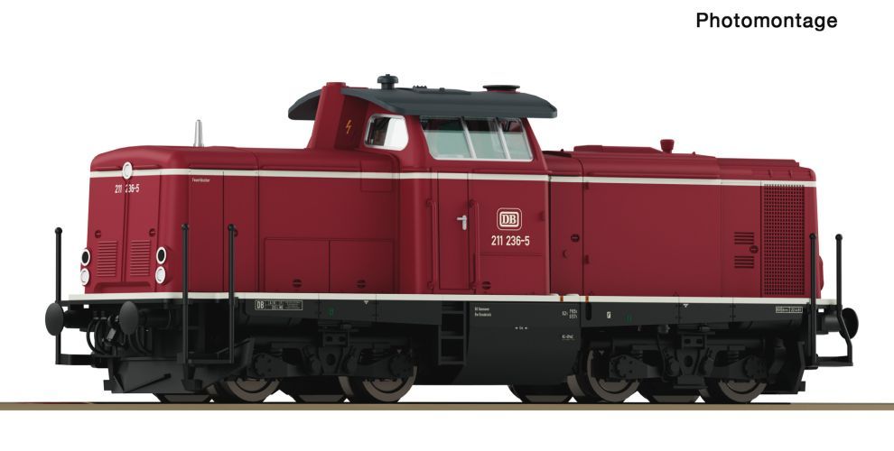 FLEISCHMANN 721280 Diesellokomotive BR 211, DB DCC-Sound Spur N