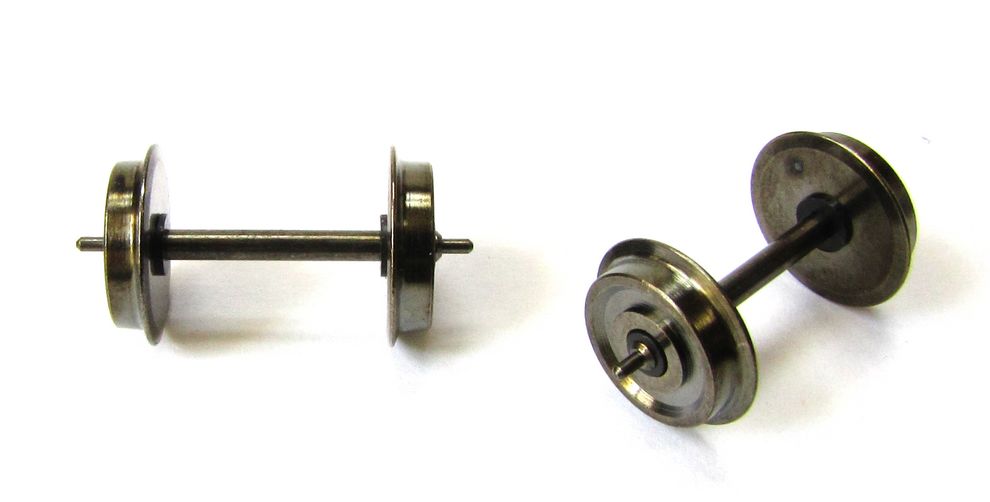 Präzisions-Radsatz Märklin Lkdm 11,4 mm Zapfenachse 26,0 mm Spur H0 DC beidseitig isoliert