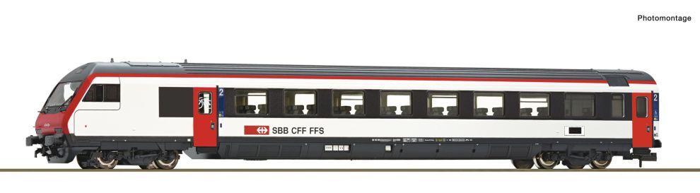 FLEISCHMANN 6260018 Steuerwagen 2. Klasse für EW-IV-Pendelzüge, SBB DCC Spur N