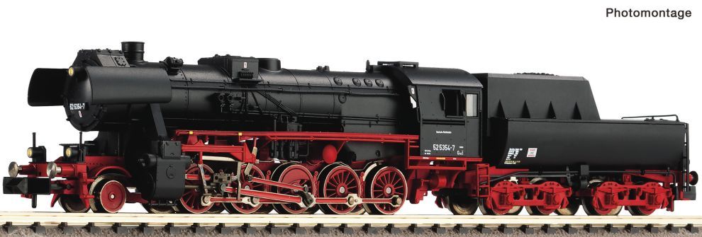 FLEISCHMANN 7160001 Dampflokomotive BR 52 (GR), DR DC Spur N