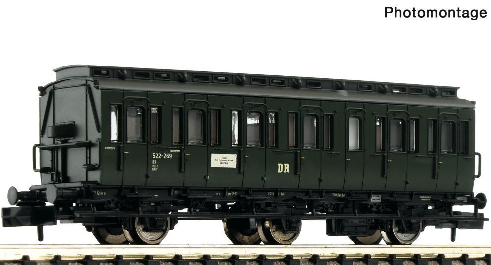 FLEISCHMANN 6260009 Abteilwagen 2. Klasse, DR DC Spur N