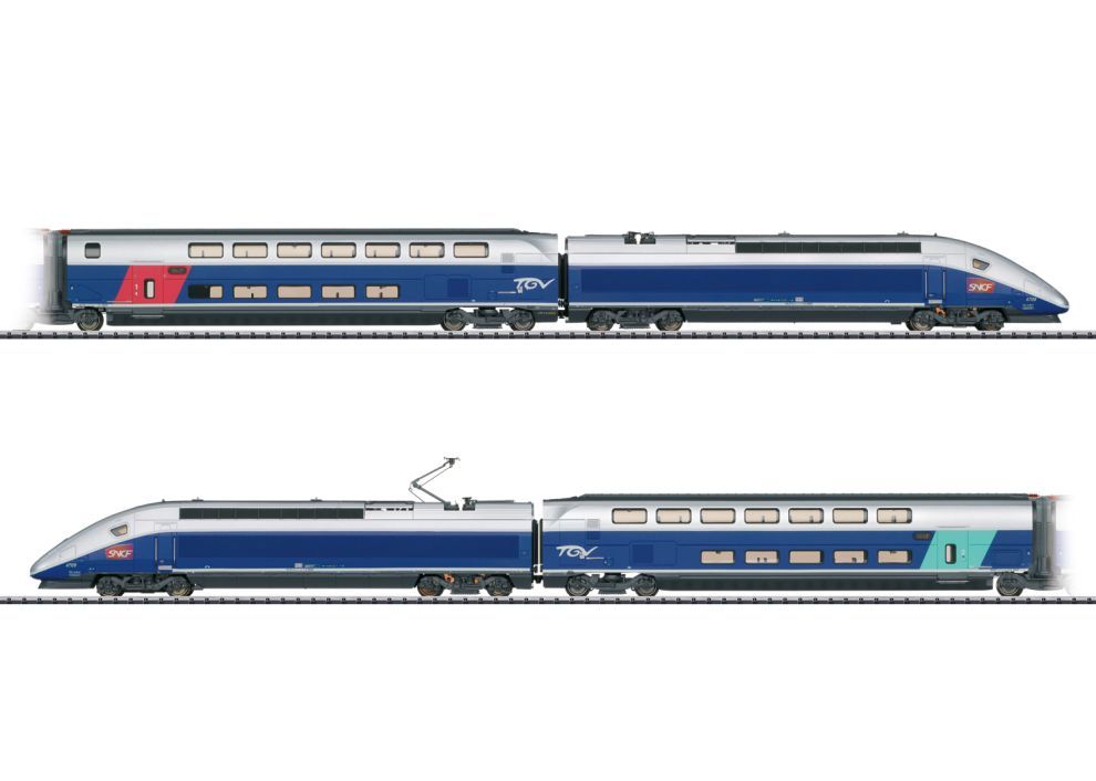 TRIX 22381 Hochgeschwindigkeitszug TGV Euroduplex Spur H0