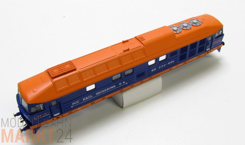 Ersatz-Gehäuse PCC-Rail 232-446 z.B. für ROCO Diesellok BR 232 Spur TT - NEU