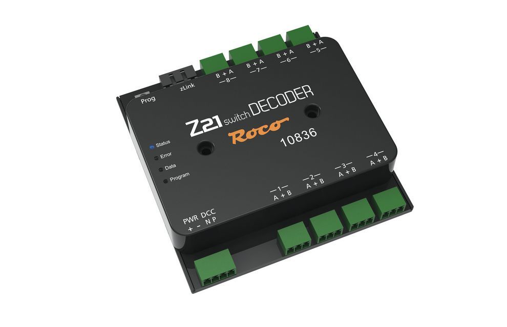 ROCO 10836 Z21 switch DECODER             Spur H0