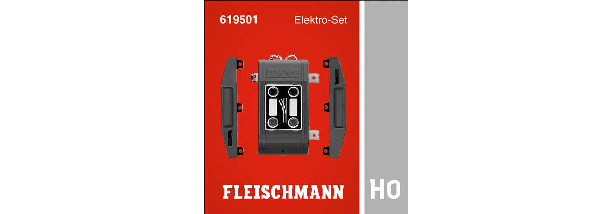 FLEISCHMANN 619501 Elektro-Set Stellpult + 2 Weichen-Antriebe H0 Profi Gleis NEU