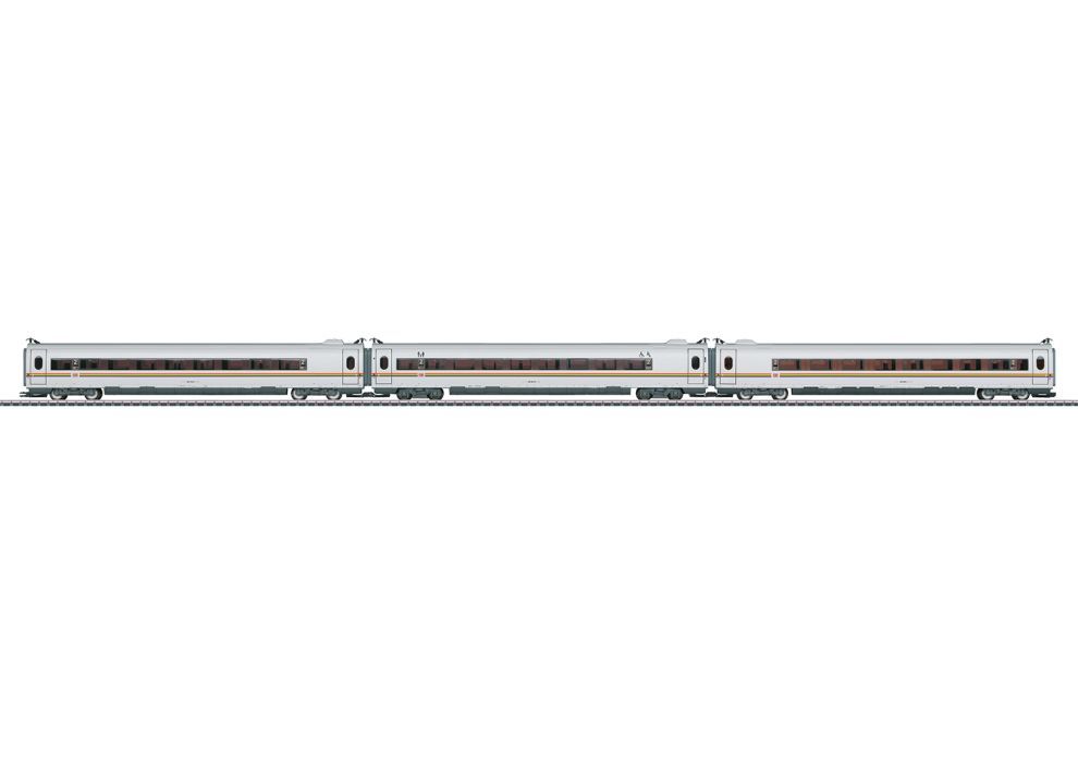 MÄRKLIN 43739 Ergänzungswagen-Set ICE 3 railbow Spur H0
