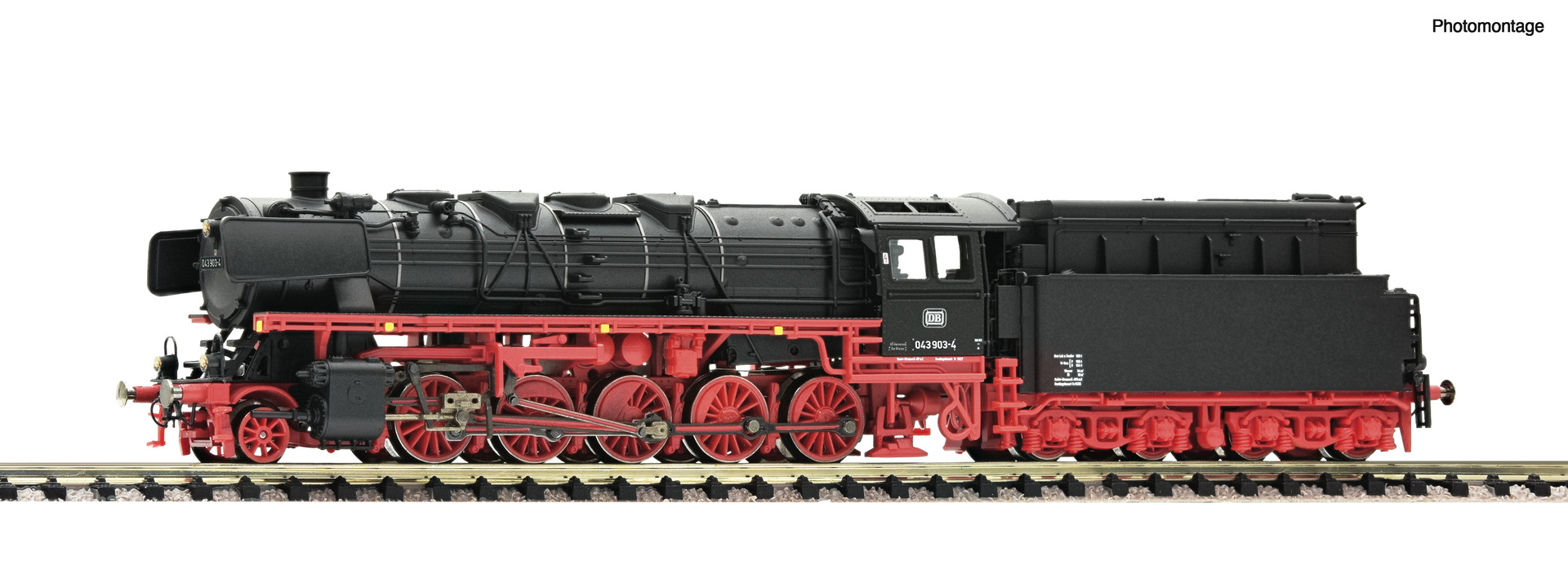 FLEISCHMANN 7160007 Dampflokomotive 043 903-4, DB Next18 DC Spur N