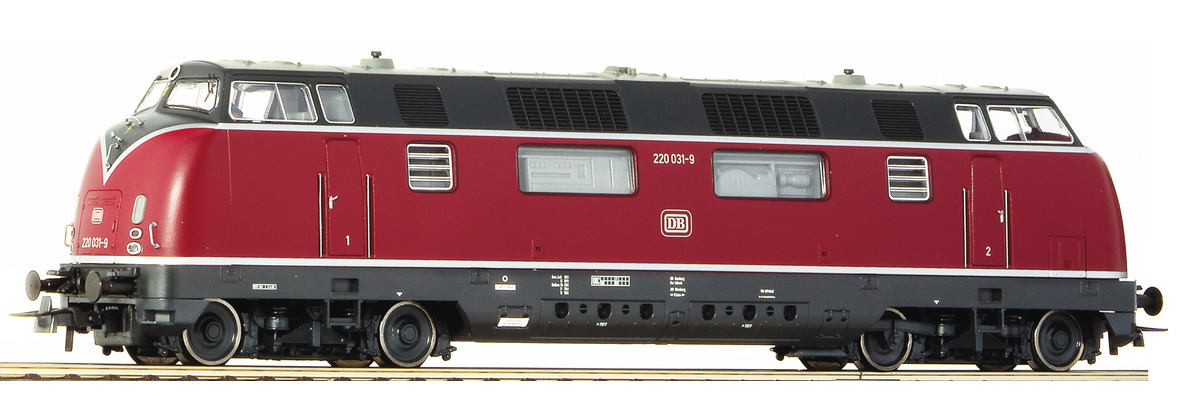 ROCO 58680 DB Diesellok 220 036-8 rot Epoche IV AC-Decoder Spur H0 - NEU