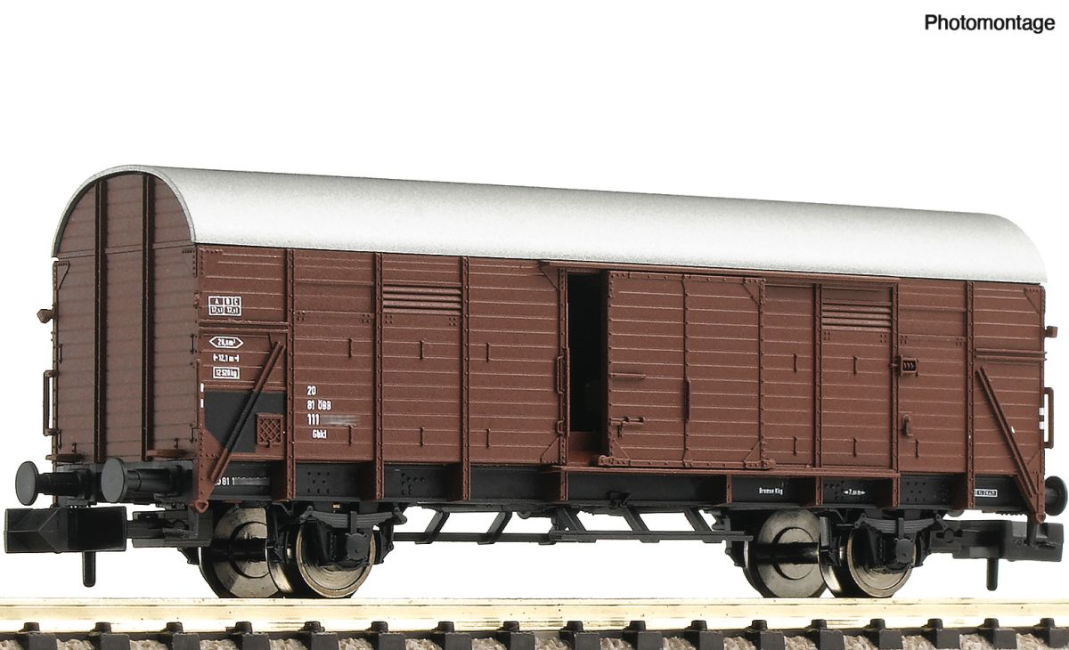 FLEISCHMANN 6660018 Gedeckter Güterwagen, ÖBB DC Spur N