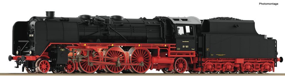 FLEISCHMANN 714573 Dampflokomotive 01 161, DRG DCC-Sound Spur N