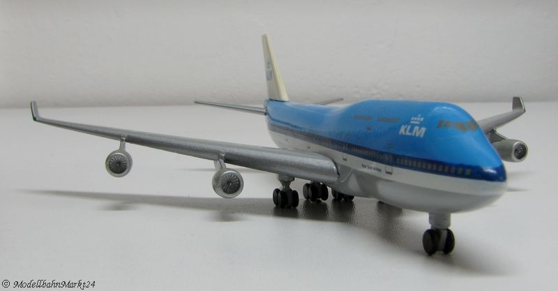 HERPA Flugzeug Boeing 747-400 KLM Royal Dutch Airlines