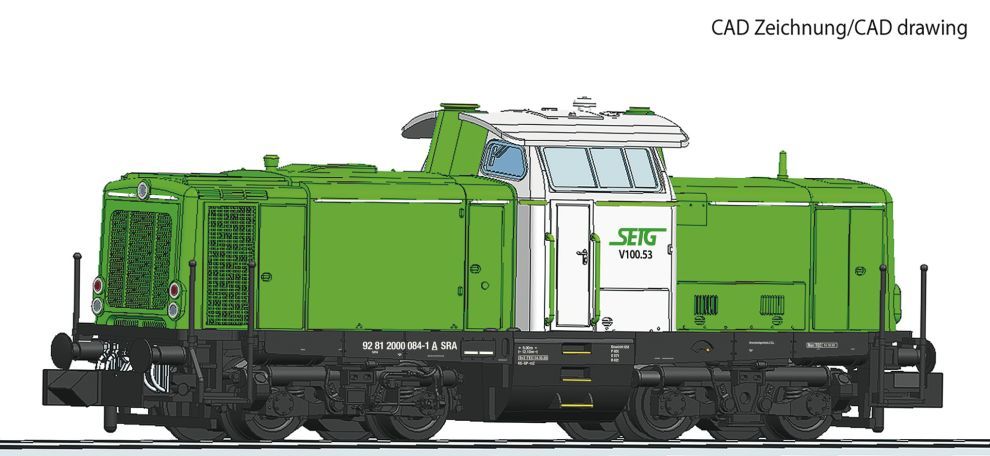 FLEISCHMANN 721283 Diesellokomotive V 100.52, SETG DCC-Sound Spur N