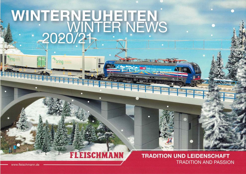 FLEISCHMANN 81824 Broschüre Prospekt Katalog N-Winterneuheiten/News 2020/21 NEU