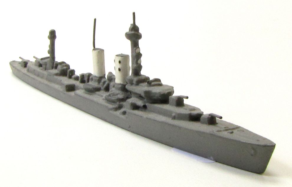 Metallguss Modell Schlachtschiff leichter Kreuzer WWII Maßstab 1:1250